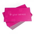 Business card with plastic 240grs full color print 1 side